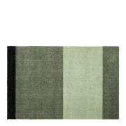 Tica Copenhagen - Stripes horisontal gulvmatte 90x60 cm green