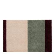 Tica Copenhagen - Stripes horisontal gulvmatte 40x60 cm bordeaux/green...