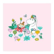 Moomin - Mummi servietter 33x33 cm 20 stk Snorkfrøken og Lille My rosa