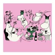 Moomin - Mummi Servietter 33x33 cm Mummi 80 rosa