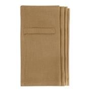 The Organic Company - Serviett i bomull 20x20 cm 4 stk khaki