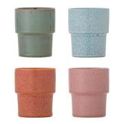 Bloomingville - Kopp Ewan 15 cl 4 stk rosa