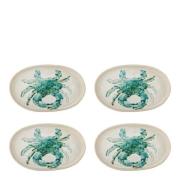 Creative Collection - Hadden tallerken 29x18 cm 4 stk grønn