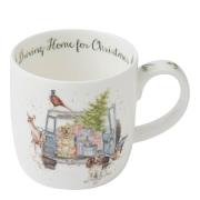 Wrendale Design - Driving Home for Christmas kopp 31 cl hundemotiv