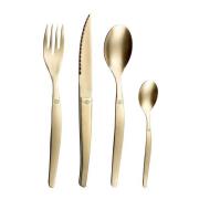 Lou Laguiole - Jet bestikksett 16 deler champagne