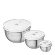 Zwilling - Fresh & Save vakuumskålsett 6 deler rustfritt stål