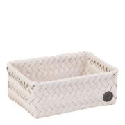 Handed By - Fit liten oppbevaringskurv 18x12x7 cm champagne