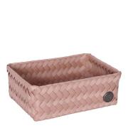 Handed By - Fit liten oppbevaringskurv 18x12x7 cm copper blush