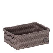 Handed By - Fit liten oppbevaringskurv 18x12x7 cm taupe