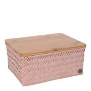 Handed By - Top Fit stor oppbevaringskurv m/lokk 31x23x15 cm copper bl...