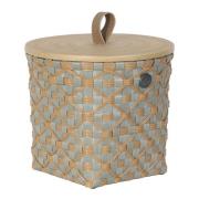 Handed By - Ivy & Rose liten kurv m/lokk 20x19 cm matcha green