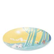 Modern House - Mummi asjett 22,5 cm i skogen gul/blå