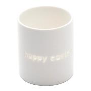 Sögne Home - T-lysholder Happy Easter small hvit