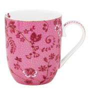 Pip Studio - Jolie Flowers krus liten 20 cl rosa