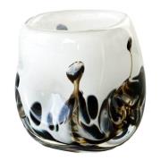 Magnor - After Rain vase 12 cm hvit m/dekor