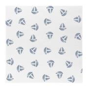 Sögne Home - Serviett lunch Små båter 33 cm hvit