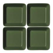 iittala - Teema fat 12x12 cm 4 stk skogsgrønn