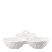 Stiernholm - Flora serveringsfat 22 cm hvit