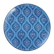 Stiernholm - Sakura tallerken 26,5 cm blå/hvit