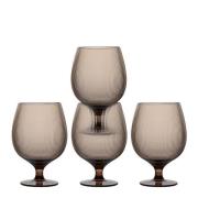 Sagaform - Billi ølglass 50 cl 4 stk brun