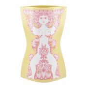 Bjørn Wiinblad - Nina vase 22 cm gul/pink