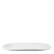 Lyngby Porcelæn - Lyngby Tura oval serveringsfat 34x14,5 cm hvit