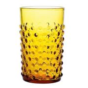Klimchi - Hobnail glass 20 cl amber