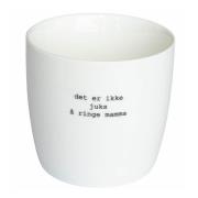 Sögne Home - Krus Ikke juks å ringe mamma 30 cl hvit