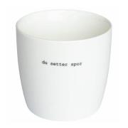 Sögne Home - Krus Du setter spor 30 cl hvit