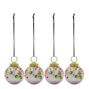 House Doctor - Antico julepynt 4 stk rosa