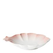 Royal Copenhagen - Iris blomsterformet asjett 16 cm korall