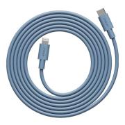 Avolt - Cable 1 USB-C til Lightning kabel 2 m Shark Blue
