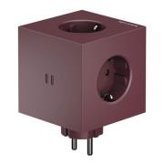 Avolt - Square 2 Bauhaus Archiv USB-C 76x76 cm 30W Mulberry Red