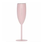 Pictureit - Termo champagneglass BOBLEGLEDE 12 cl dus rosa