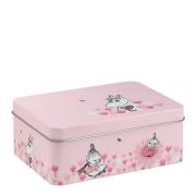 Muurla - Mummi metallboks Jenter 14,5x10,5 cm rosa