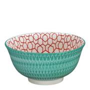 Cilio - AMICI skål 85 cl 18 cm rombe turkis