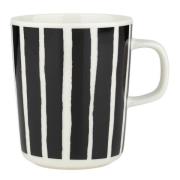 Marimekko - Oiva Piccolo kopp 25 cl hvit/svart