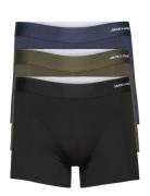 Jacbasic Bamboo Trunks 3 Pack Noos Boksershorts Black Jack & J S