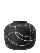 Niza Vase, Sort, Terrakotta Home Decoration Vases Black Bloomingville