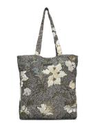 New Shopper Flower Linen Bags Totes Multi/patterned Ceannis