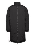 Slhtitan Puffer Coat B Fôret Jakke Black Selected Homme