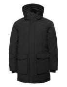 Jacket Relaxed Parkas Jakke Black Replay