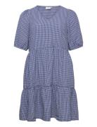 Kchemma Dress Kort Kjole Blue Kaffe Curve