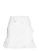 Julli Linen Skirt Kort Skjørt White Ella&il