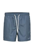 Slhdane-Swimshorts Badeshorts Blue Selected Homme