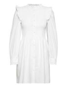 Onlaspen L/S Smock Dress Wvn Kort Kjole White ONLY