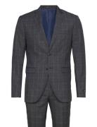 Jprfranco Check Suit Sn Dress Navy Jack & J S