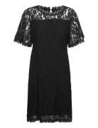 Crkit Lace Dress - Zally Fit Kort Kjole Black Cream