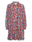 Yasalira Ls Shirt Dress S. Kort Kjole Multi/patterned YAS