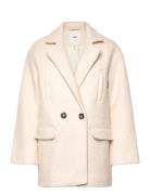 Objdanerys Over D Short Coat 128 Ulljakke Jakke White Object